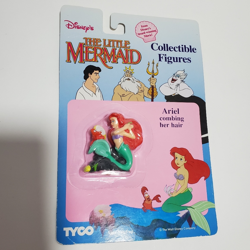 NWT Vintage The Little Mermaid Ariel Figurine Tyco Disney Old Stock Deadstock